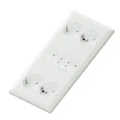 8-vei stikk 4+4 1,5 innfelt hvit 16/j