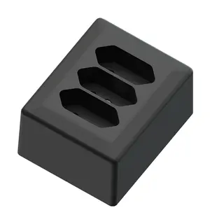 3-vei Euro stikk. påvegg 6A+/j sort