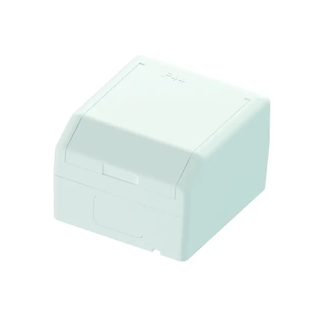 Enkel stikk. påvegg IP44 16A/j polarhvit 