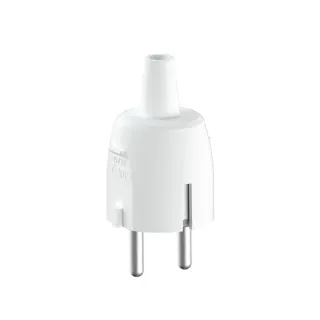 Støpsel PVC 16A m/ topp hvit IP20