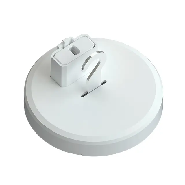 DCL m/støpsel og krok. Påvegg  hvit 6A 83mm M4 