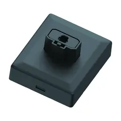 DCL m/støpsel. Påvegg. sort 6A