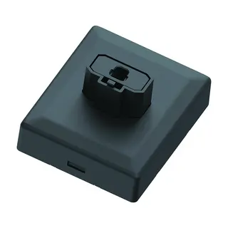 DCL m/støpsel. Påvegg. sort 6A