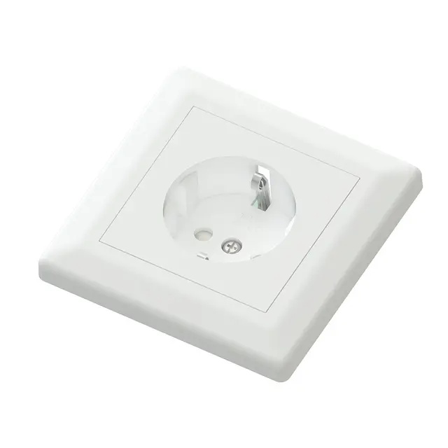 Enkel stikk innfelt polarhvit 16/j 