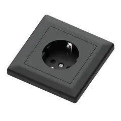 Enkel stikk innfelt sort 16/j