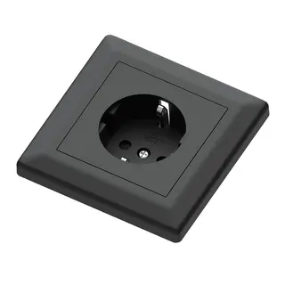 Enkel stikk innfelt sort 16/j