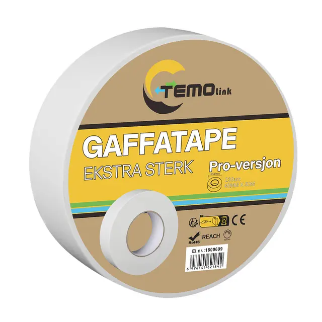 Gaffer tape Pro 48mmx50m hvit 