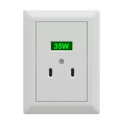 USB-C 35W. 2xUSB-C hvit Innf.1,5