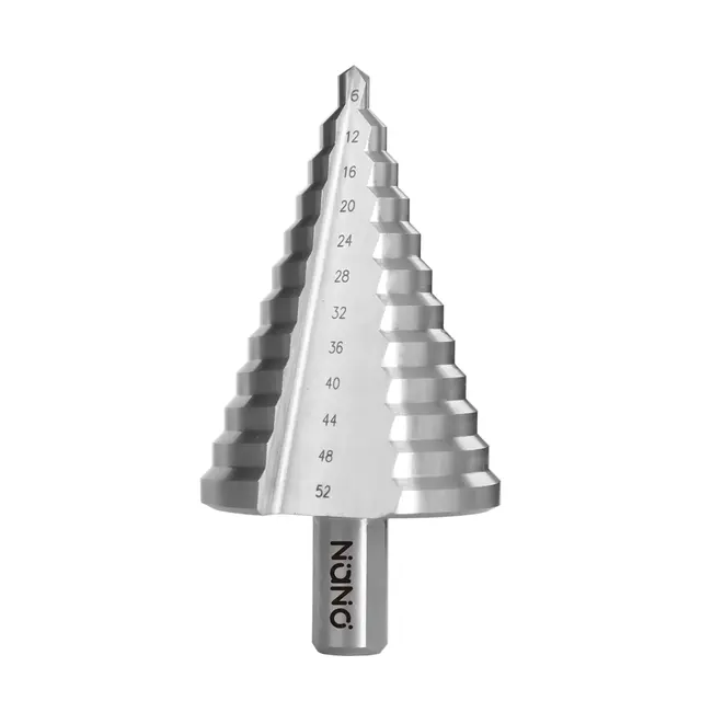 NANO Trappebor 6-52mm HSS STÅL CNC 